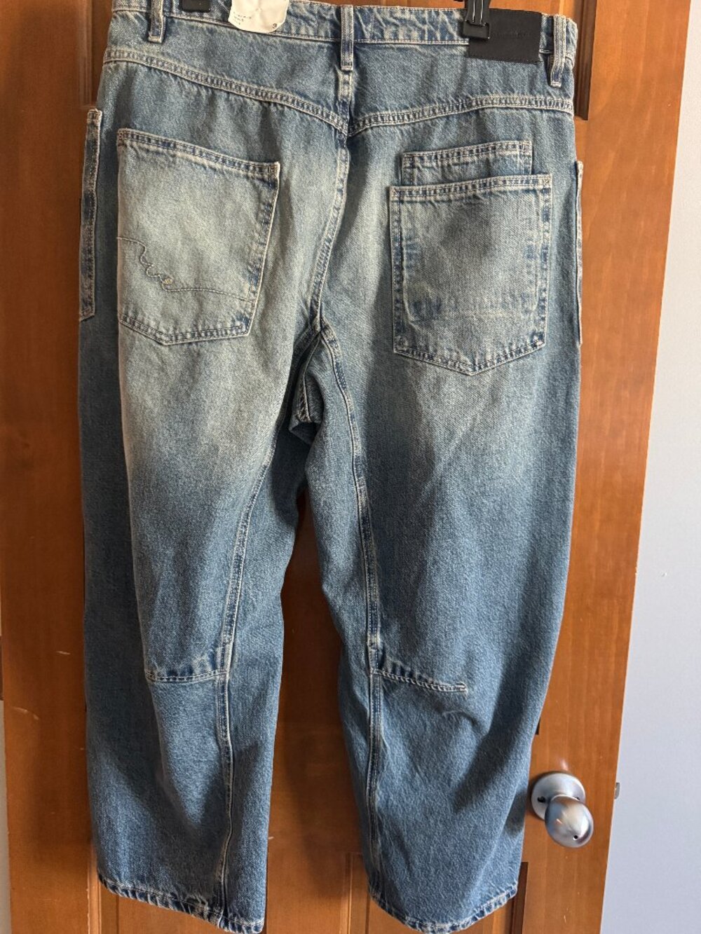 Free People We The Free High Hopes Moxie Jeans Indigo Size 32 NWT - Picture 13 of 13